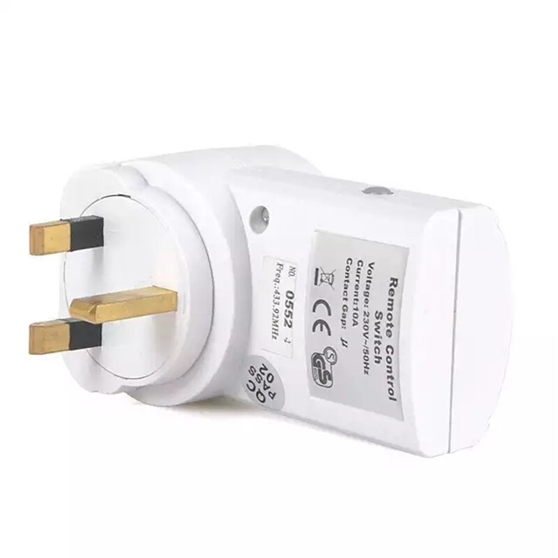 UK Wireless Outlet Remote Control Socket Light Switches House Power Outlet Light Switch Socket +Remote UK Connector Plug DC 12V