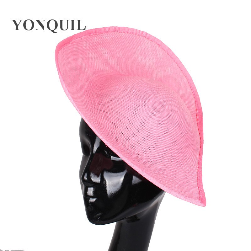 Lot de 30 cm grandes bases de fascinateur de mariage pour femmes, accessoires de coiffure à faire soi-même, chapeaux fascinateurs, couvre-chefs vintage, 5 pièces/lot: Rose