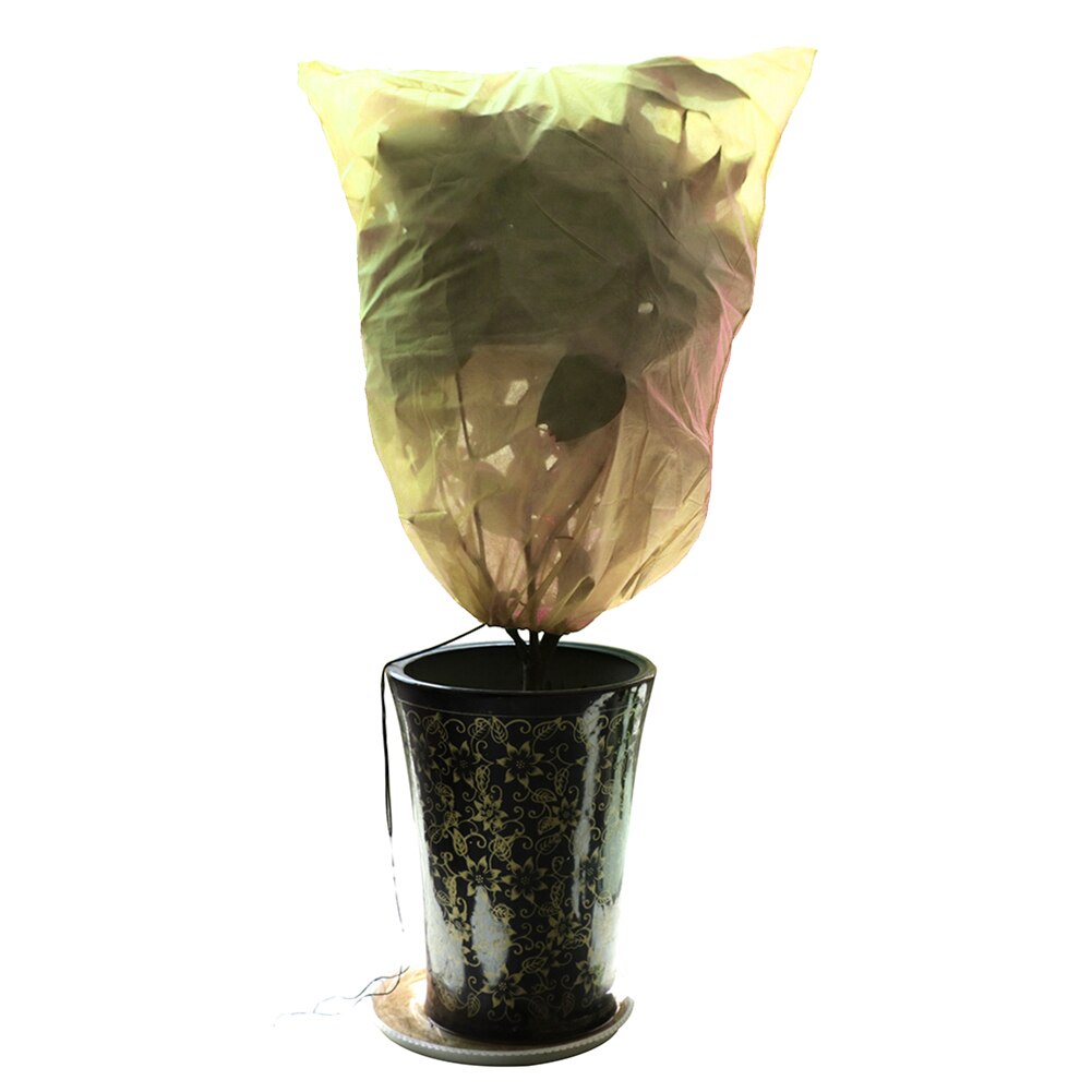 Horticultural Antifreeze Bag Tree Cover Plant Winter Warm Cover Tree Shrub Frost Protection Bag for Yard Garden 100x80/80x60CM