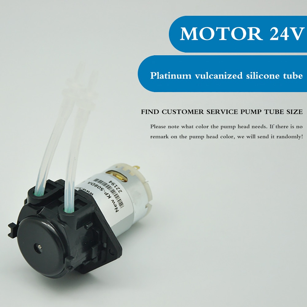 Dc 3v 6v 12v 24v kleine peristaltische doseerpomp micro zelf-aanzuigende dempende vloeistofwaterpomp siliconen bpt-slang voor lab 12v dc-pomp