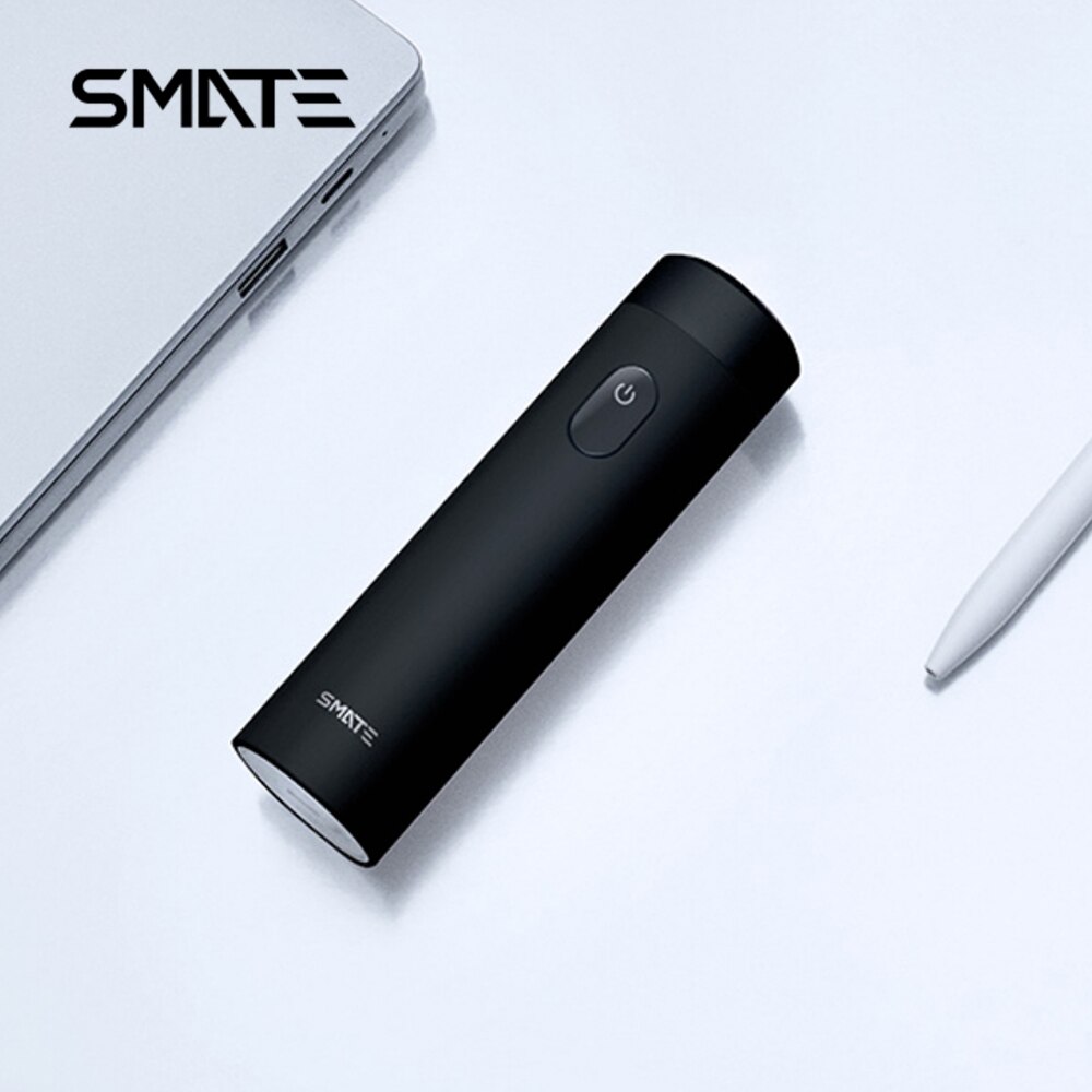 Afeitadora eléctrica Xiaomi Smate, afeitadora flexible recargable, máquina de afeitar en seco y húmedo para hombres, lavable, con tres hojas, cómoda limpieza