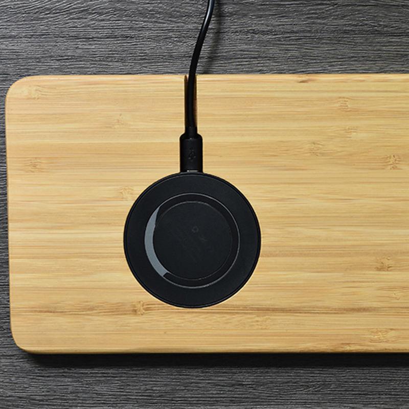 2 in 1 Simple Desktop Organizer Storage Tray Wireless Charger