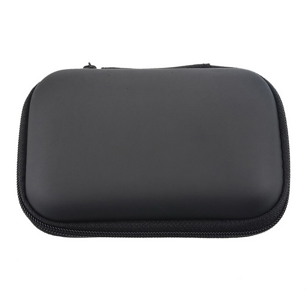 Cable Organizer Bag Headphones Case Power Bank Case Electronic Gadget Organizer Cable Bag USB Wires Charger Digital Storage Box: black