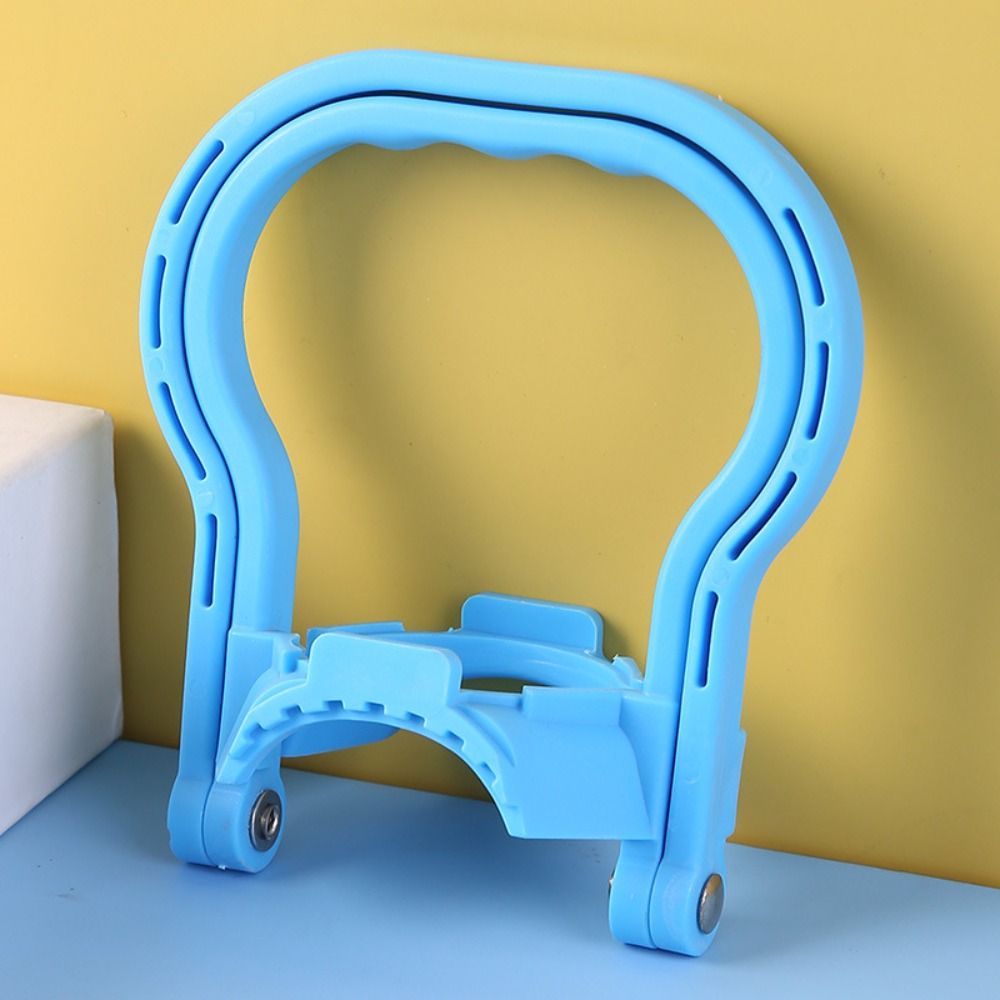 draagbare draaggreep, duurzaam, 5 gallon, hefhandvat, energiebesparende drinkwateremmer, drinkwaterfleshouder: Zilver