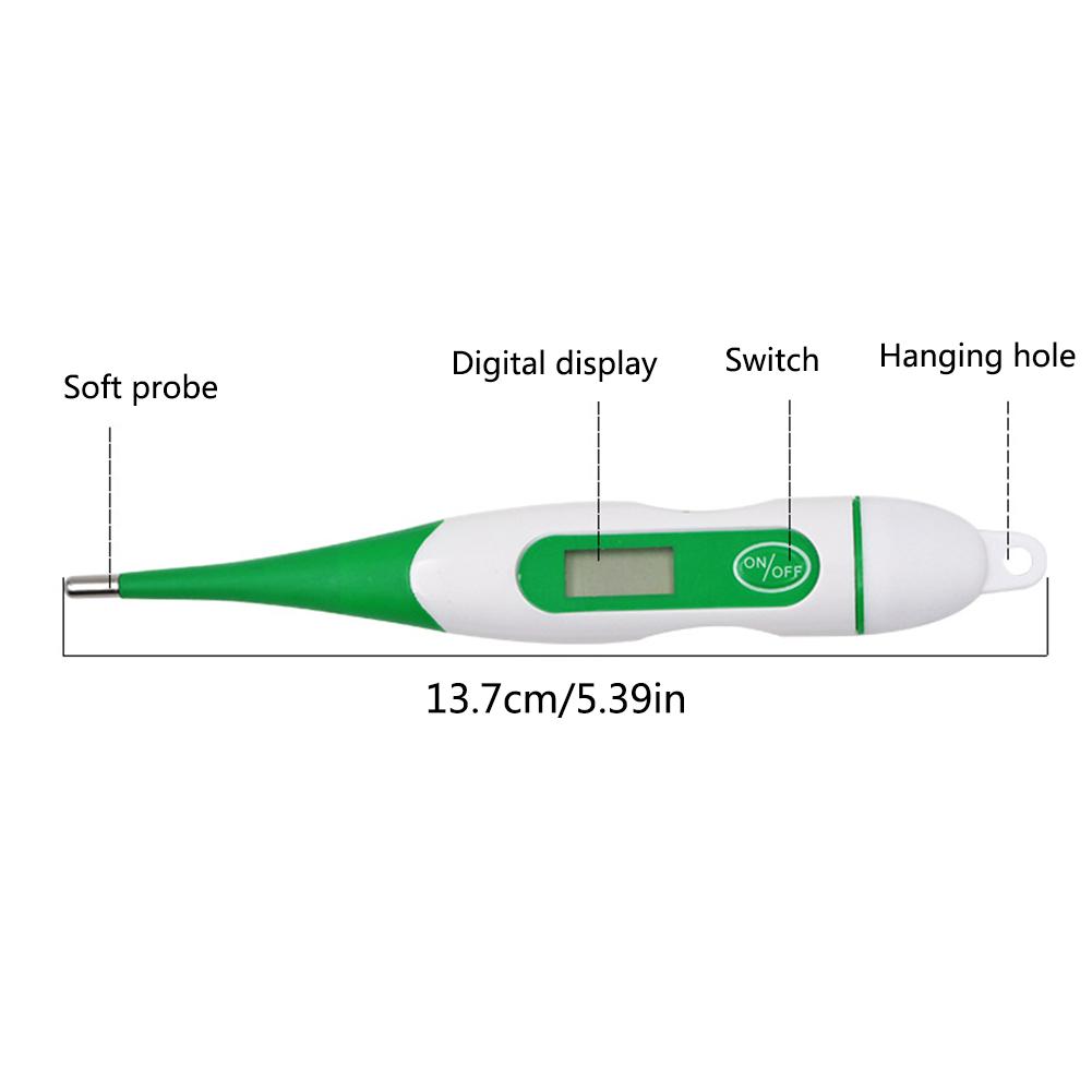 Digital Thermometer Pet Pig Dog Cattle Sheep Dedicated Thermometer Soft Head Waterproof Farm Dedicated Thermometer