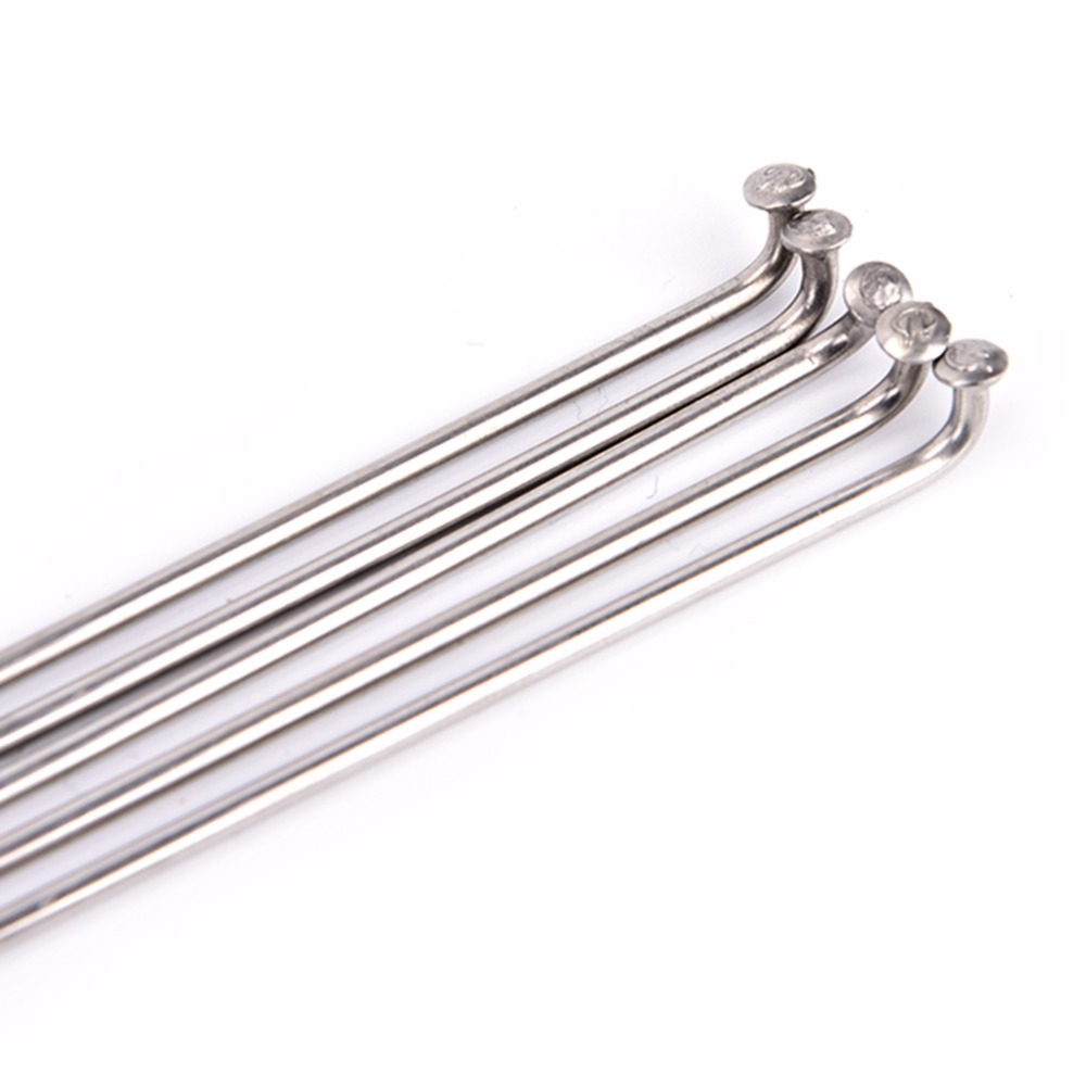 10Stck Neue Berg/Rennrad Stahl 14G Speichen Speichen + Nippel Splitter Farbe Hohe Festigkeit Fahrrad speichen 253 ~ 290mm