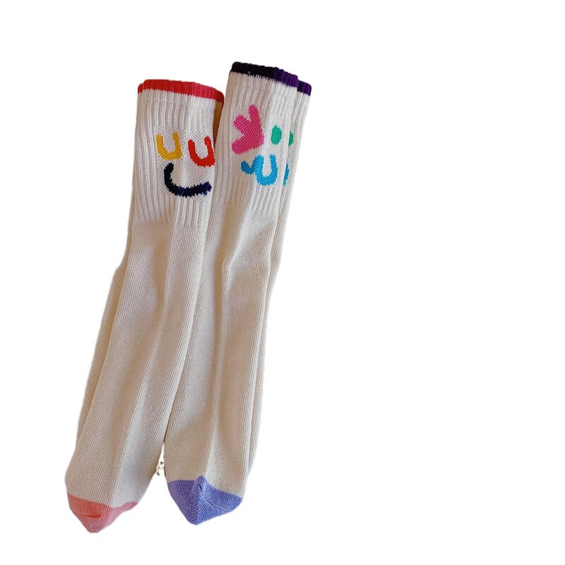 Koreanische freundlicher Socken Für Mädchen Frühling Und Sommer Ausdruck Serie Für Jungen Freie Größe freundlicher Gekämmte Baumwolle Socken