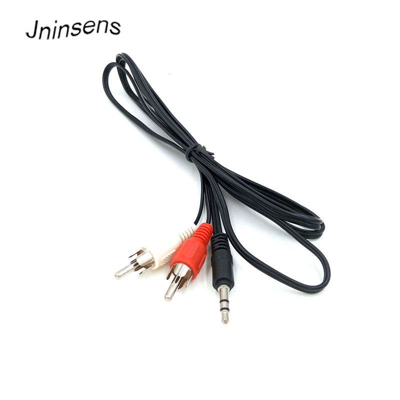 Mini 3.5mm AV 1 in 2 Audio Stereo Aux cavo 2 RCA a 3.5mm maschio 3.5 Jack RCA cavo Aux per cavo altoparlante per auto/PC/TV