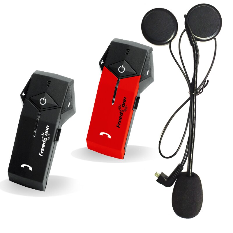 Freedconn colo-rc motorfiets bluetooth helm headset 1000m draadloze intercom helm hoofdtelefoon met fm-radio (niet inbegrepen in de  l3 sets): Harde microfoon