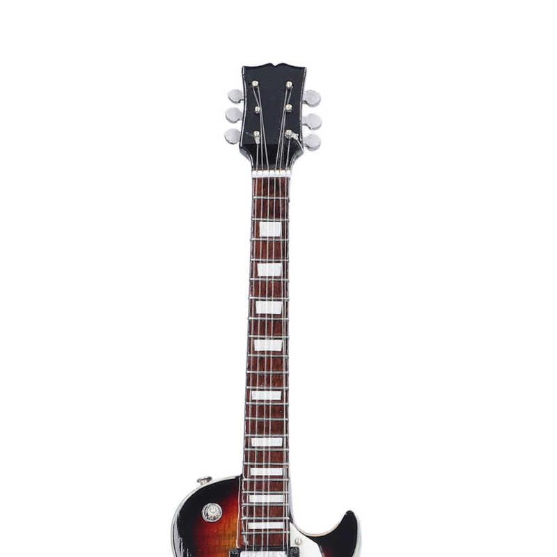 Miniatur-e-gitarrenmodell, metall-stimmwirbel mit gitarrenständer zur dekoration