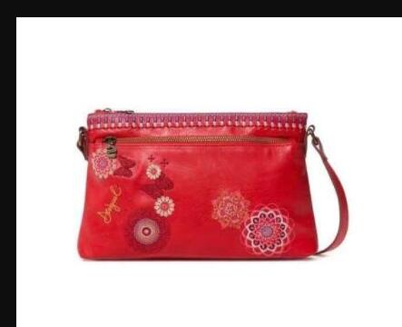 Spanish women&#39;s bag European and American embroidered Backpack: Light Grey