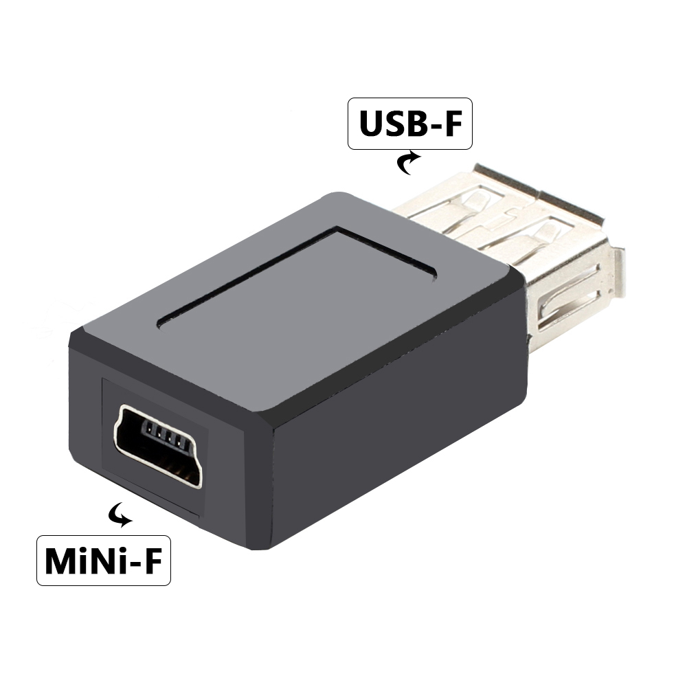 USB 2.0 Type A Male & Female to Micro USB & Mini USB 5Pin Female Adapter Plug Converter USB 2.0 to Mini USB Micro USB Connector: Blue / 1.8m