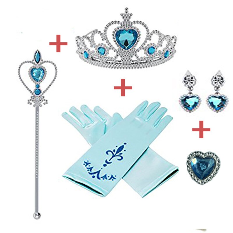 5 Stks/partij Prinses Beauty Mode Speelgoed Accessoires Liefde Sticky Diamond Crown Magic Bar Crown