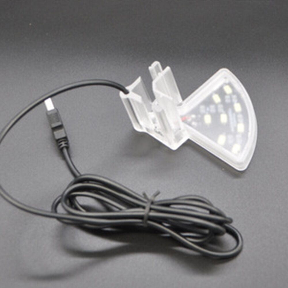 Mini 5w clips led akvarie lys vandtæt vandplanter vokse lampe clip-on undervands nedsænket akvarium led bar lys værktøj: Usb cn  m3