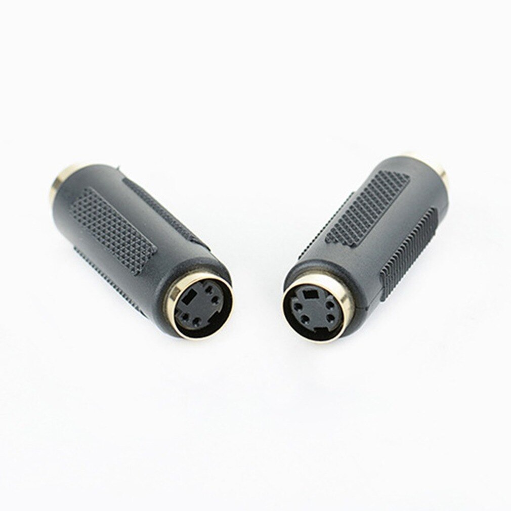 4pin S-Video Female Verlengkabel Adapter S-video Golden Plated Audio En Video Av Plug Converter