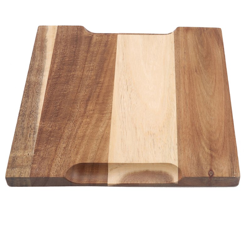 1pc massivt træ bakke vestlig mad japansk stil massivt træ sort skifer plade snack mad bakke køkken bordservice