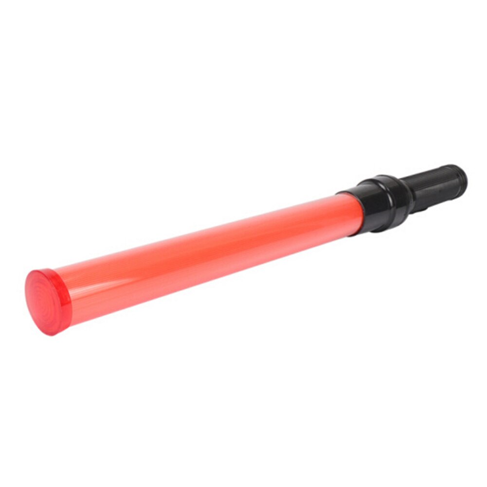 2pcs 21inch Portable Anti Slip Handle Safty Multifunctional Warning LED Traffic Baton Police Battery Operated 2 Flashing Modes