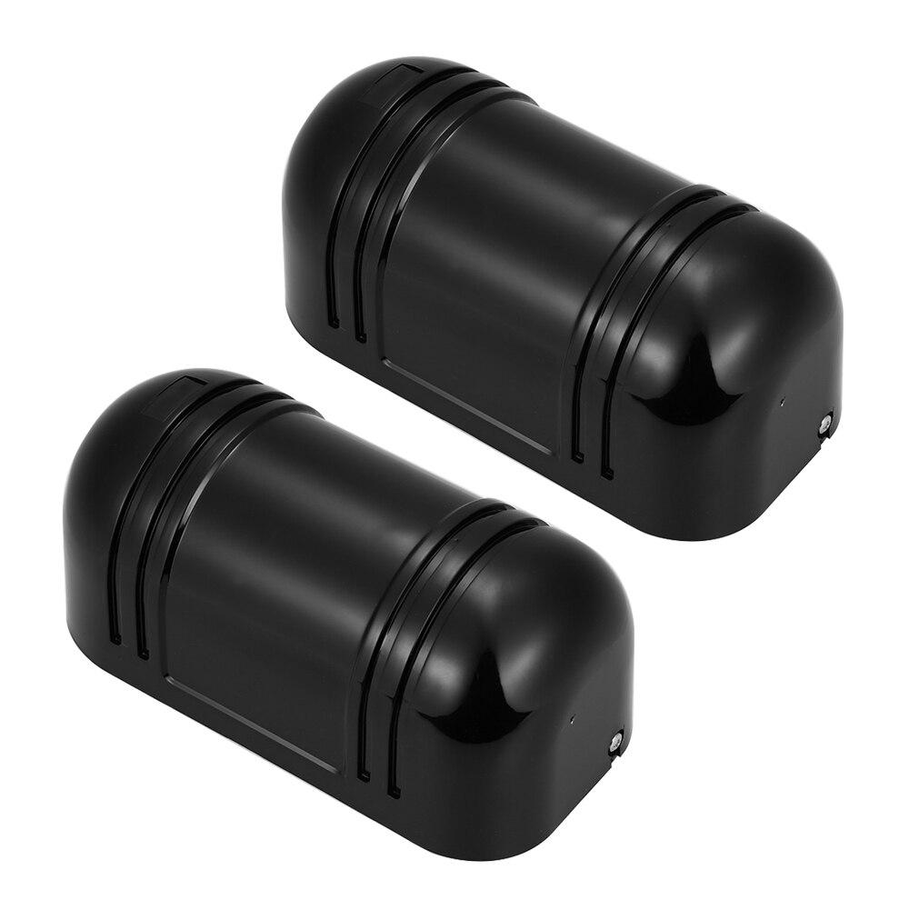Wired Dual Beam Photoelectric Infrared Sensor Barrier Detector 100M Alarm Tamper Output for Door Window Burglar Alarm System