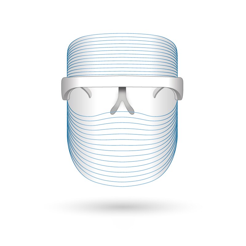 LED Three-Color Skin Rejuvenation Photon Therapy Wrinkle And Acne Skin Care Tool Beauty Mask Instrument With LED Light