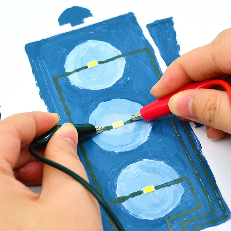 1 Pcs Conductive DIY Ink Pen Dry Fast Electronic Circuit Draw Instantly Tool Flowery DU55