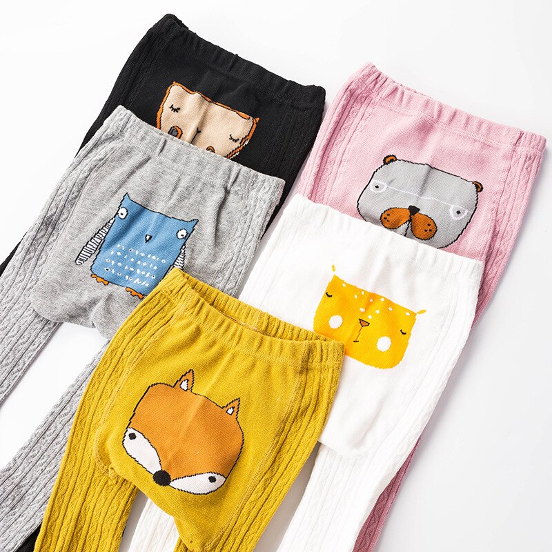 Baby Strumpfhosen PP Baumwolle freundlicher Strumpfhosen Karikatur freundlicher Strümpfe Jungen Mädchen Baby Strumpfhosen Kleinkind Strümpfe Neugeborenen Engen