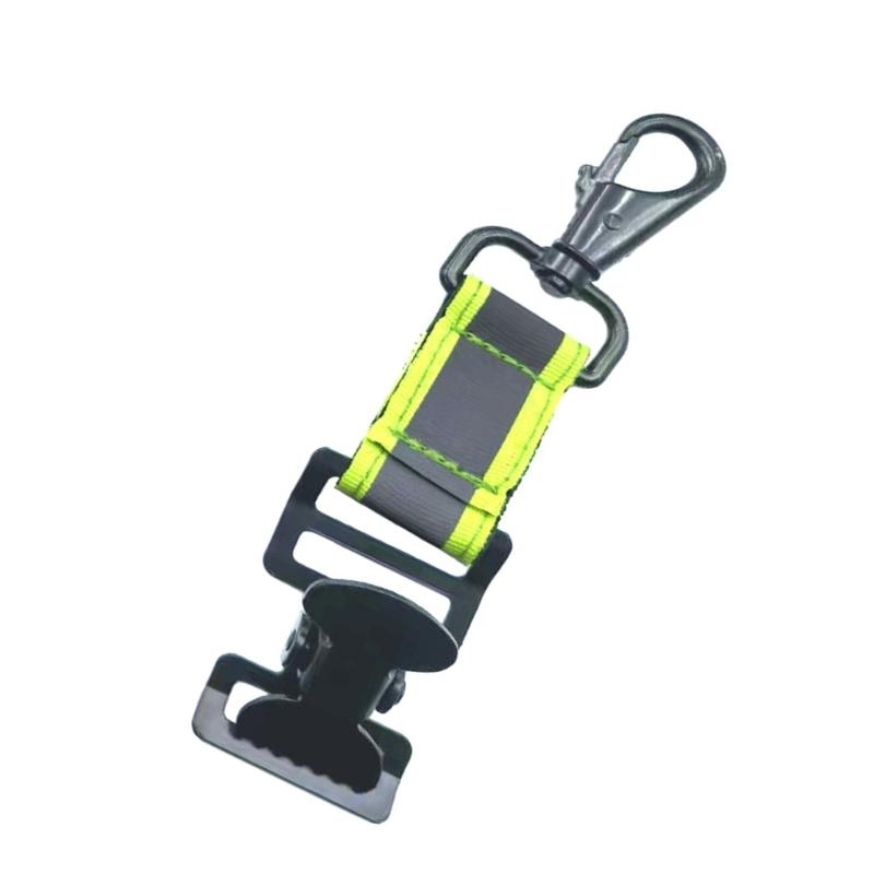 Gloves Keeper Firefighter Glove Strap Convenient Green Grey Labor Work Clamp Mitten Clips Multifunction Portable Gloves Clamps: Silver