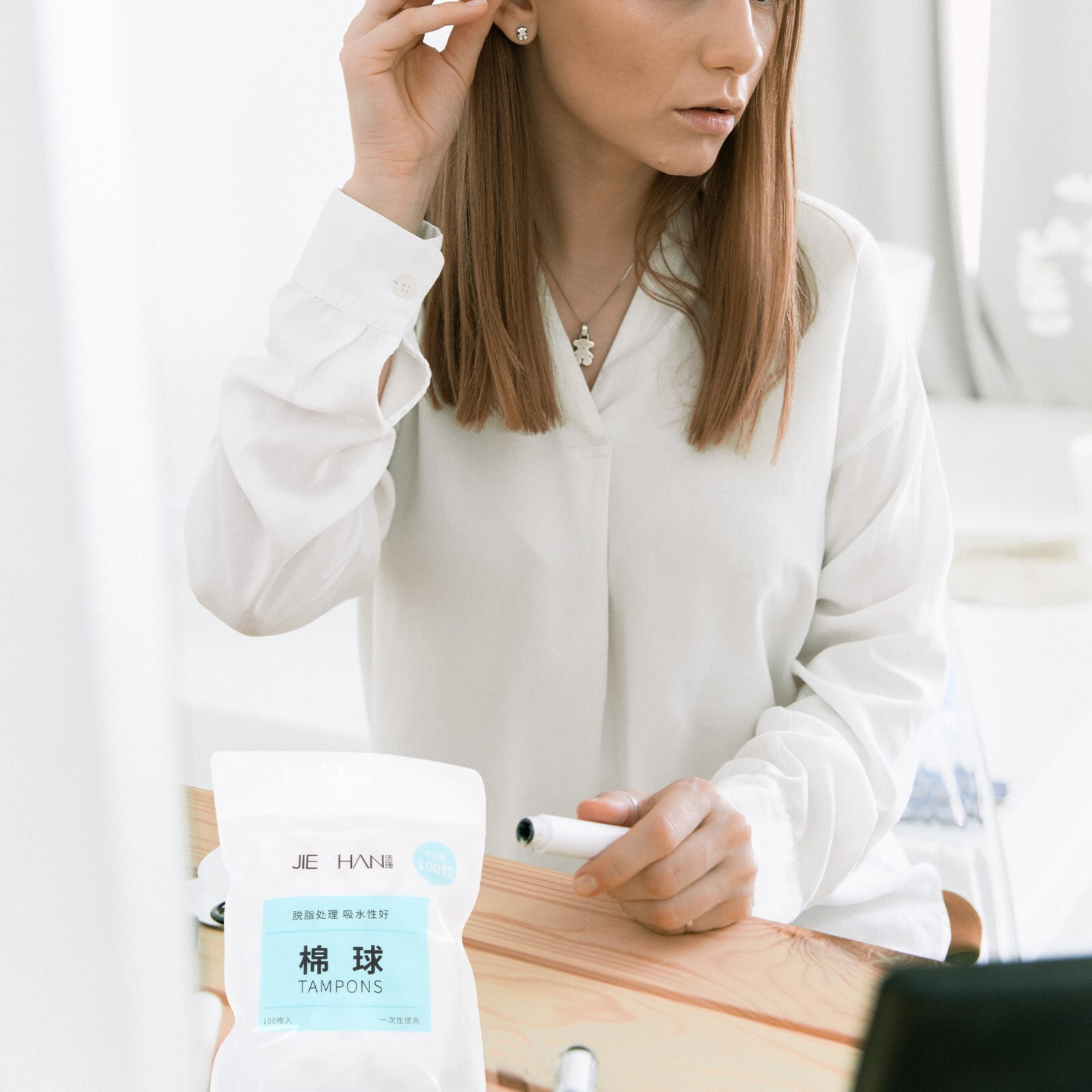 200Pcs Non Degreasing Salon Cotton Balls Cupping Store Cosmetic Cotton Balls