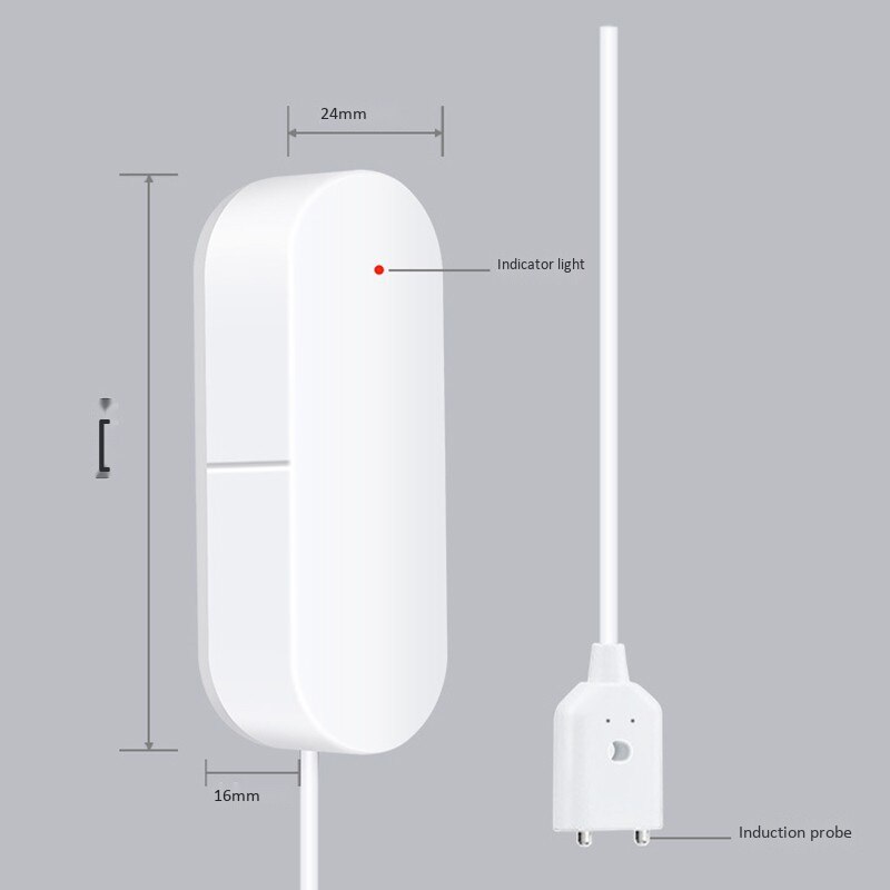Draadloze Waterlekkage Sensor Water Lekken Intrusion Detection Alert Water Niveau Overloop Alarm Voor Huis Alarm