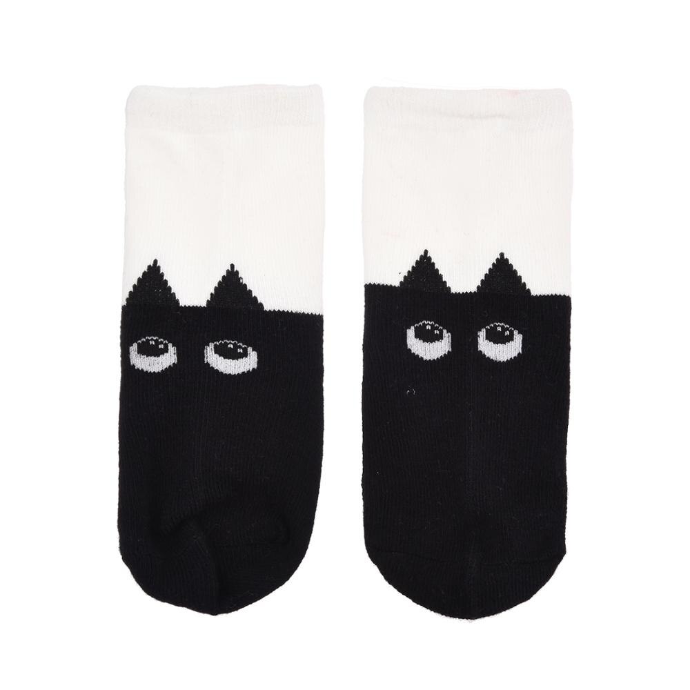 Cartoon Leuke Oren Dier Patroon Babysokjes Kid Cloting Accessoires katoen Anti Slip Sokken Baby Voor Jongen Meisje 0 2 jaar: Lavendel
