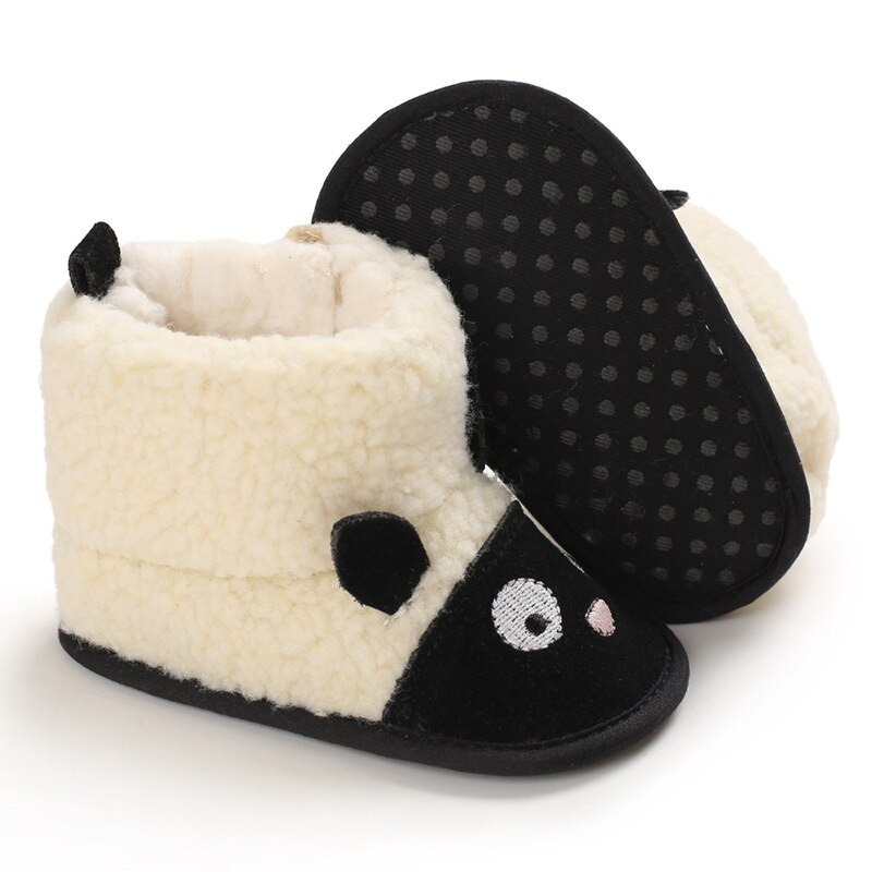 Bebê botas de inverno infantil da criança recém-nascido bonito dos desenhos animados sapatos meninas meninos primeiros caminhantes super manter quente snowfield booties boot