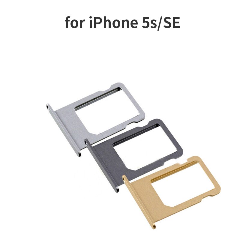 Micro Nano SIM Card Holder Tray Slot for iphone 5S 5C 5 SE Replacement Part SIM Card Card Holder Adapter Socket for apple 5SE