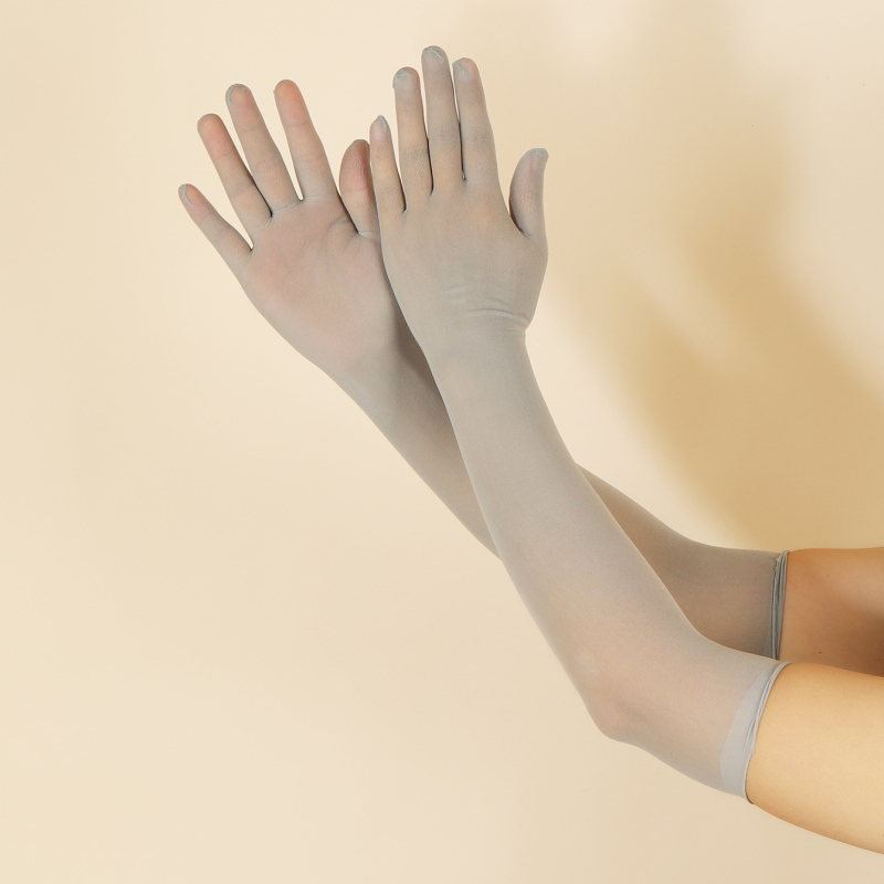 Guantes sexis finos y largos para mujer, Cosplay liso, alta elasticidad, , personalidad, puesta en escena, club nocturno ajustado sólido