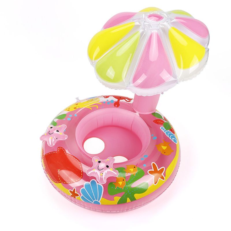 Baby Floats Swim Mushroom Seat Ring Summer Out Pool Toy Thicken Swimming Tube