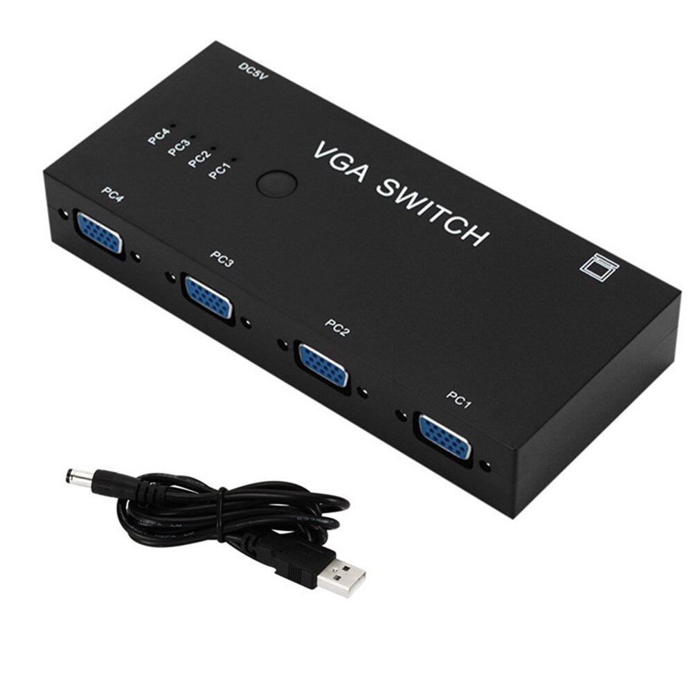 4 in 1 VGA Umschalter Heimat Für Laptop Stecker Und Spielen Projektoren Splitter Monitor Computer Zubehör HDMI Adapter Video Konverter