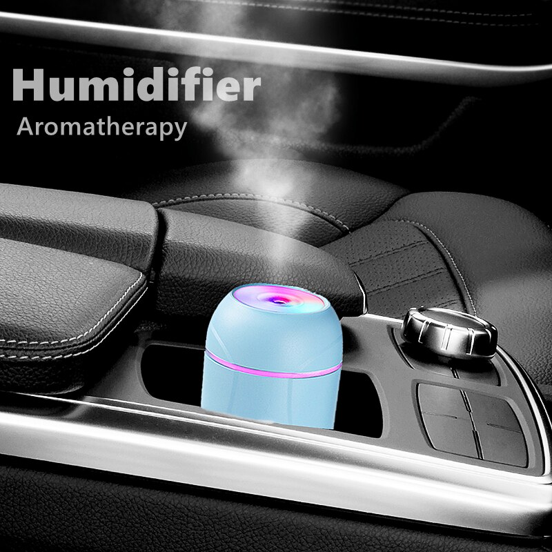 260Ml Slaapkamer Ultransonic Air H2o Luchtbevochtiger Aromatische Vaporizer Auto Usb Humidificador Geur Geur Geur Diffuser Mist Maker