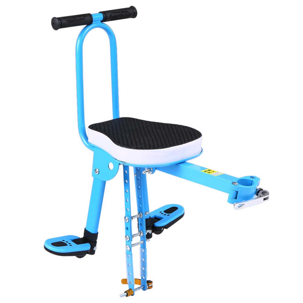 Safety Child Bicycle Seat Bike Front Baby Seat Kids Saddle with Foot Pedals Support Back Rest for MTB Road Bike Children: Type B
