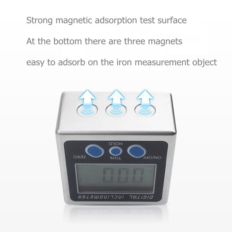 Hoge Precisie Digitale Inclinometer Digitale Hoek Meten Voor Slijpen