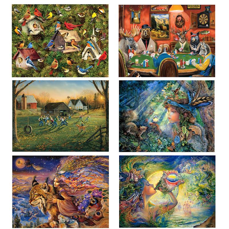 Diy 1000 Stuks Puzzel Assembleren Foto Landschap Puzzels Educatief Puzzel Games Speelgoed Voor Volwassenen Kinderen Kids