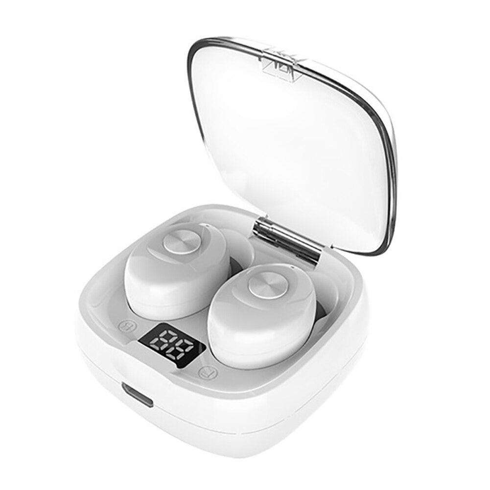Bluetooth øretelefoner  xg8 digitale tws bluetooth 5.0 mini in-ear ipx 5 vandtætte sports øretelefoner øretelefoner: Hvid