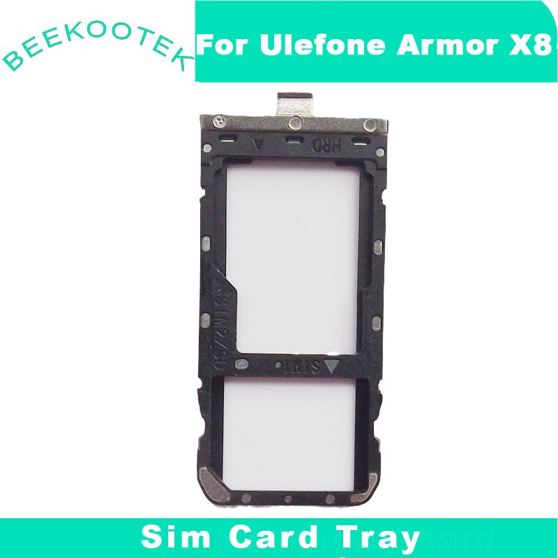Originele Ulefone Armor X8 Sim-kaart Houder Lade Slot Sim Kaarthouder Adapter Socket Voor Ulefone Armor X8 Smart telefoon