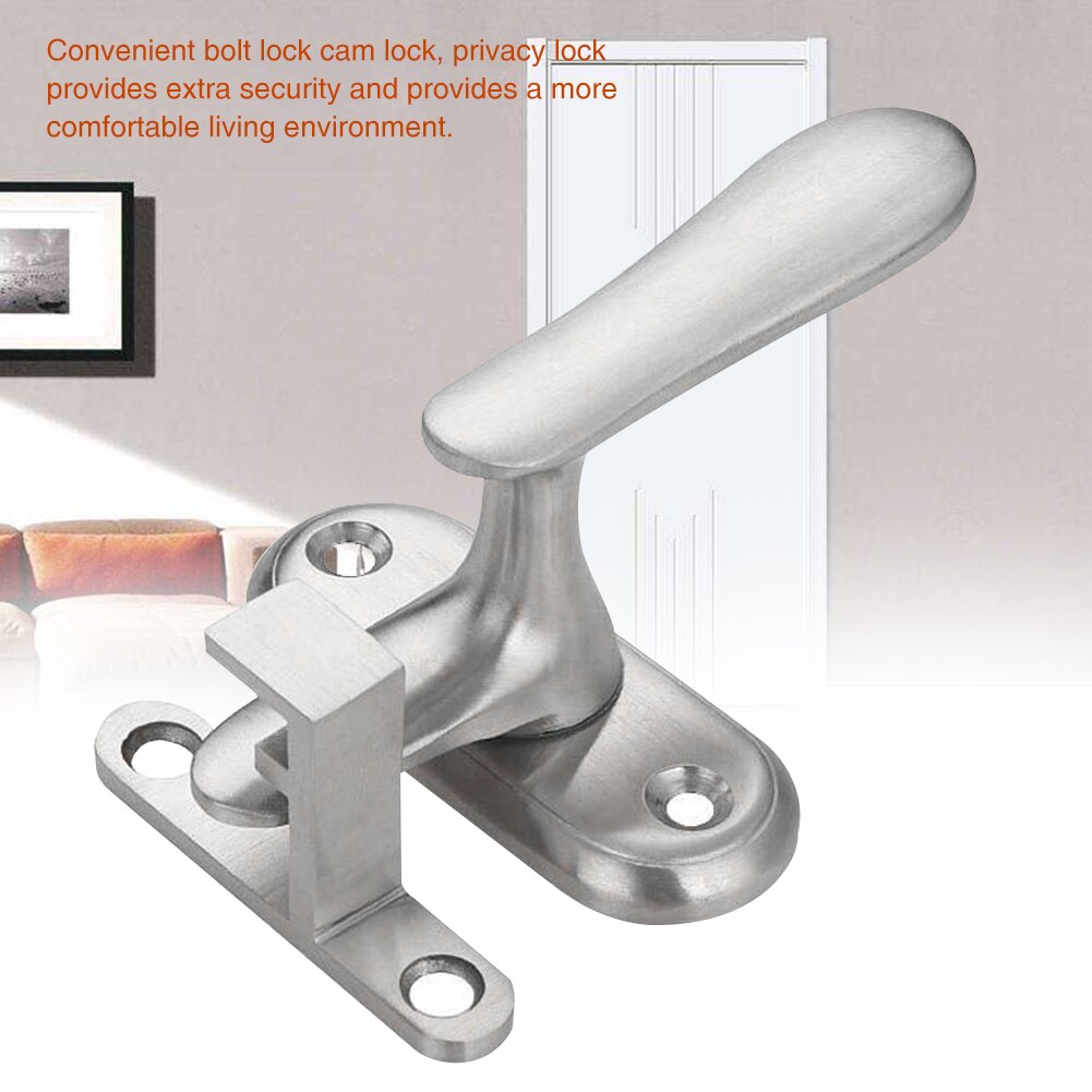 Home Safety Anti Theft Rustproof Door Bolt Gate Stainless Steel High Low Window Easy Install Pin Latch Hardware Rotating Buckle