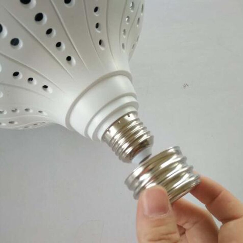 10 stk  e27 til e40 lyspære lampeholder stikkontakt adapter omformer  ( e40 lampeholder)