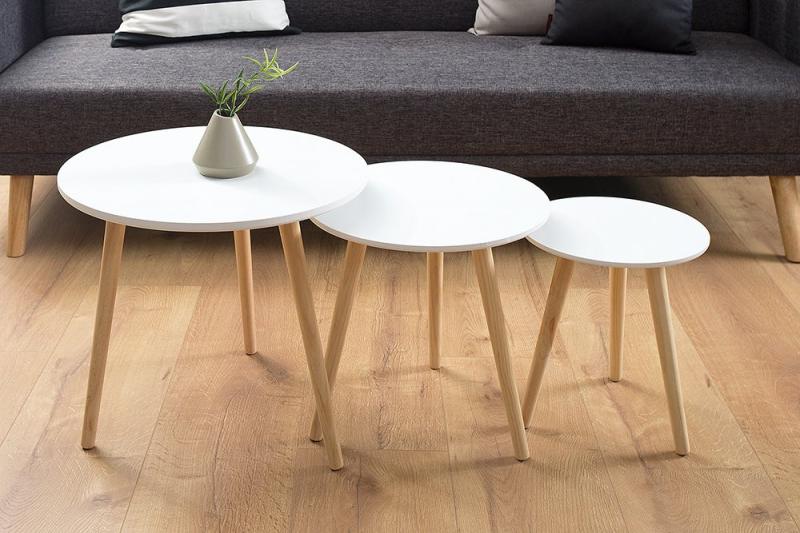 Ronde Nordic Hout Salontafel Bed Bank Bijzettafel Thee Fruit Snack Service Plaat Lade Keuken Bar Tafel Meubels hwc