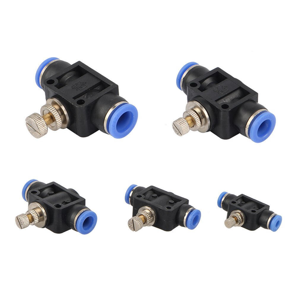 Tuin 4 Mm 6 Mm 8 Mm 10 Mm 12 Mm Slang Waterstroom Regelklep Regulator Waterstroom Regelklep connector Water Speed Controller 2Pc