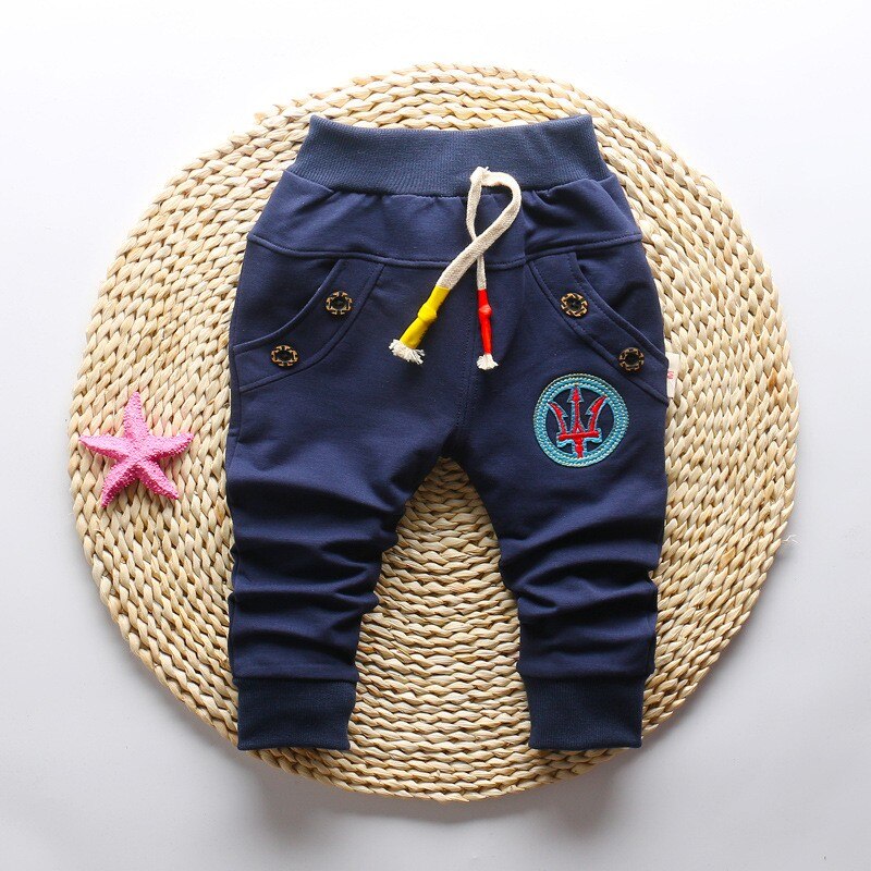Baby Broek Lente Herfst Cotton Koreaanse Casual Broek 0-2 Jaar Baby Boy & Meisje Broek Kinderen Broek: navy / 9m