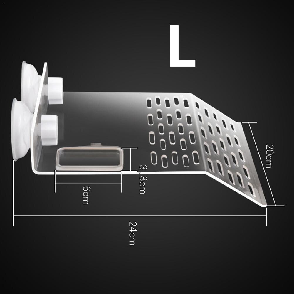 Brygge soler seg plattform hylle rampetrinn landing akvarium dekor s / m / l skilpadde brygge til akvarium fisk tankskip reptil forsyninger: L