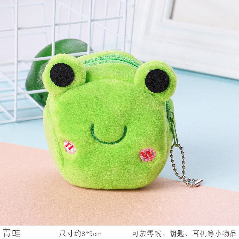 Litthing lindo Mini monedero mujeres bolso niños monedero cartón Animal Wallet estudiante almacenamiento bolsa titular 1 Uds: 14