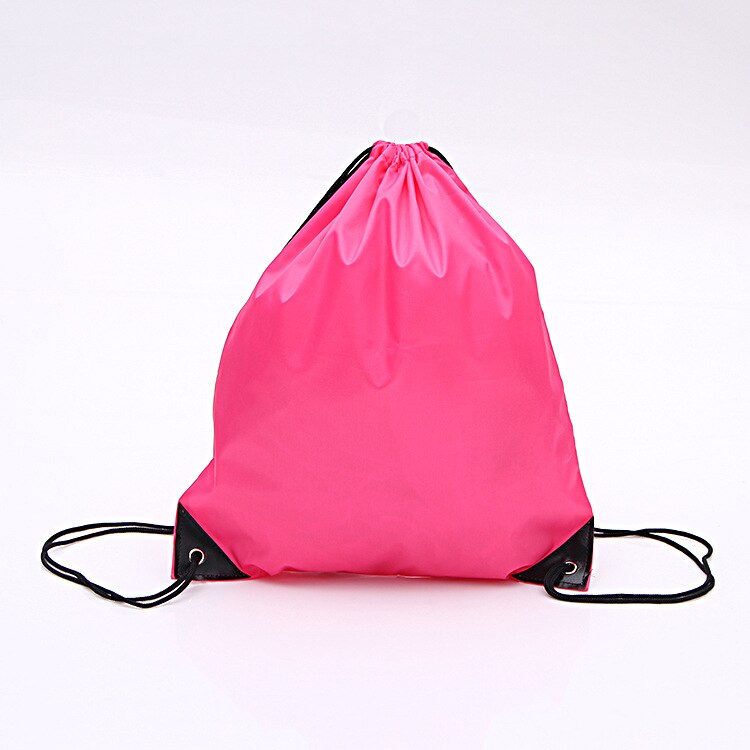 Drawstring Bag Sports Backpack Bundle Pocket for Men Women Students Drawstring Bag Drawstring Backpack Sports Bags Dry Bag: rose red