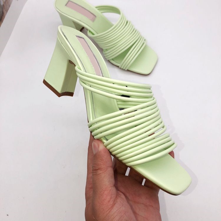 Strik knoop plus size muiltjes hakken leren platte zomer dames slippers vrouwelijke modis lage buitenkant vlinder grote slipon