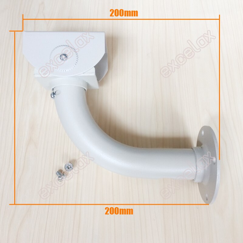 L Type 20 cm CCTV Behuizing Beugel Indoor Outdoor Kabel Bescherming Security Camera Aluminiumlegering Muur Plafond Mount Stand